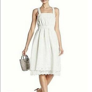 Madewell white eyelet dress - size 0